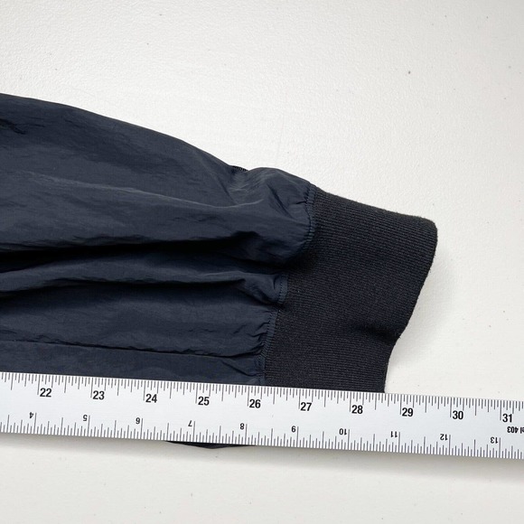 Athleta Allyson Felix Legend Track Pant Black Sz‎ M Mesh Trim Softshell Drawcord - Picture 8 of 10